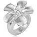 Anello Placcato Argento Sterling 925 ""fiore Grande"" Misura 16 - Foto miniatura 1