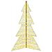 Albero di Natale con 240 LED Bianco caldo 180 cm PET - Foto miniatura 2