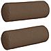 Cuscini a rullo 2 pcs Marrone Ø 25 x 70 cm Tessuto - Foto miniatura 1