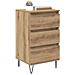Credenza con cassetto Rovere artigianale 40 x 35 x 70 cm - Foto miniatura 3