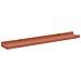 Scaffale da parete 4 pcs Rosso 60 x 9 x 3 cm Legno multistrato - Foto miniatura 6