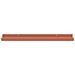 Scaffale da parete 4 pcs Rosso 60 x 9 x 3 cm Legno multistrato - Foto miniatura 7
