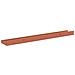 Scaffale da parete 4 pcs Rosso 60 x 9 x 3 cm Legno multistrato - Foto miniatura 9