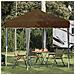 Tenda per feste a pop-up 195 x 195 x 245 cm Tortora - Foto miniatura 2