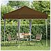Tenda per feste a pop-up 195 x 195 x 245 cm Tortora - Foto miniatura 3