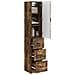 Set di armadi 2 pcs Rovere Fumo 33 x 34,5 x 87 cm - Foto miniatura 2