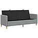 Divano con Storage Grigio Chiaro 192 x 78 x 87 cm Poliestere - Foto miniatura 4