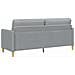 Divano con Storage Grigio Chiaro 192 x 78 x 87 cm Poliestere - Foto miniatura 6