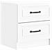 Armadio da Notte 2 pcs Bianco Lucido 43 x 34,5 x 44,5 cm - Foto miniatura 3