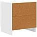 Armadio da Notte 2 pcs Bianco Lucido 43 x 34,5 x 44,5 cm - Foto miniatura 7