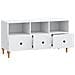 Mobile TV Bianco 102 x 34,5 x 50 cm Legno ingegnerizzato - Foto miniatura 5