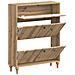Mobile per scarpe ALKMAAR 78 x 24 x 103 cm Legno ingegnerizzato - Foto miniatura 3