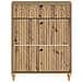 Mobile per scarpe ALKMAAR 78 x 24 x 103 cm Legno ingegnerizzato - Foto miniatura 4