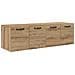 Armadietto a muro 2 pz 120 x 36,5 x 35 cm Legno ingegnerizzato - Foto miniatura 1
