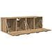 Armadietto a muro 2 pz 120 x 36,5 x 35 cm Legno ingegnerizzato - Foto miniatura 2