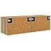 Armadietto a muro 2 pz 120 x 36,5 x 35 cm Legno ingegnerizzato - Foto miniatura 5