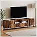 Mobile TV LED a 3 pezzi Legno antico Legno ingegnerizzato - Foto miniatura 3