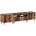 Mobile TV LED a 3 pezzi Legno antico Legno ingegnerizzato - Foto miniatura 1