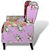 Poltrona Relax Patchwork Design Floreale Stile Pastorale - Foto miniatura 4