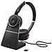 Cuffie Wireless Evolve 75 UC Stereo Bluetooth Colore Nero e Rosso - Foto miniatura 9