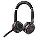 Cuffie Wireless Evolve 75 UC Stereo Bluetooth Colore Nero e Rosso - Foto miniatura 10