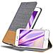 Custodia Compatibile Con Apple Iphone 6 / Iphone 6s In Grigio Chiaro Marrone - Coperchio Protettiva Con Chiusura Magnetica, Funzione Stand E Tasca Per Le Carte - Foto miniatura 1