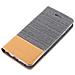 Custodia Compatibile Con Apple Iphone 6 / Iphone 6s In Grigio Chiaro Marrone - Coperchio Protettiva Con Chiusura Magnetica, Funzione Stand E Tasca Per Le Carte - Foto miniatura 5