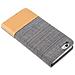 Custodia Compatibile Con Apple Iphone 6 / Iphone 6s In Grigio Chiaro Marrone - Coperchio Protettiva Con Chiusura Magnetica, Funzione Stand E Tasca Per Le Carte - Foto miniatura 6