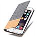 Custodia Compatibile Con Apple Iphone 6 / Iphone 6s In Grigio Chiaro Marrone - Coperchio Protettiva Con Chiusura Magnetica, Funzione Stand E Tasca Per Le Carte - Foto miniatura 8