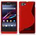 Custodia Compatibile Con Sony Xperia M In Rosso Cremisi - Coperchio Protettivo In Silicone Tpu Flessibile - Foto miniatura 1