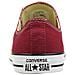 Converse Chuck Taylor All Star Seasonal-ox, Scarpe Da Ginnastica Donna, Rosso Bordeaux, 37.5 Eu - Foto miniatura 3