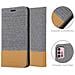 Custodia Compatibile Con Motorola Moto G10 / G30 In Grigio Chiaro Marrone - Coperchio Protettiva Con Chiusura Magnetica, Funzione Stand E Tasca Per Le Carte - Foto miniatura 6