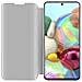 Custodia Compatibile Con Samsung Galaxy A71 4g In Agata Argento - Clear View Specchio Coperchio Protettivo Con Funzione Di Supporto Protezione A 360 Gradi - Foto miniatura 2