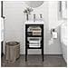 Telaio per Lavabo da Bagno con Lavabo Integrato Nero in Ferro - Foto miniatura 1