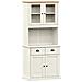 Credenza Vigo Bianca 78x40x175 Cm In Legno Massello Di Pino - Foto miniatura 2
