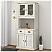 Credenza Vigo Bianca 78x40x175 Cm In Legno Massello Di Pino - Foto miniatura 1