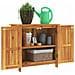 Mobile Da Giardino75x35x70 Cm In Legno Massello Di Acacia - Foto miniatura 9