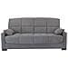 Divano Letto 3 Posti - Grigio Chiaro - Materasso 14 Cm - 130 X 190 Cm - Megan - Foto miniatura 1