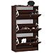 Scarpiera multiuso, 60x28,5x113 cm, Colore Weng? - Foto miniatura 2