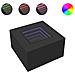 Tavolino Salotto Con Led Rovere Fumo 60x60x40 Cm Multistrato - Foto miniatura 2