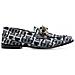 Chain Loafer Denim Mocassino Cotone Scarpe Donna Blu Eu 36, Fw0fw06930 0g4 - Foto miniatura 2