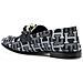 Chain Loafer Denim Mocassino Cotone Scarpe Donna Blu Eu 36, Fw0fw06930 0g4 - Foto miniatura 3