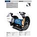 Smerigliatrice Da Banco Mola E Spazzola 200mm Sm200lb Luce Led 500w - Foto miniatura 5