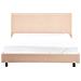 Letto Bouclé Albi 140 X 200 Cm Beige - Foto miniatura 5