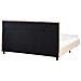 Letto Bouclé Albi 140 X 200 Cm Beige - Foto miniatura 6