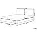Letto Bouclé Albi 140 X 200 Cm Beige - Foto miniatura 8