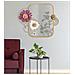 Specchio Con Cornice Fiori 57 - Multicolore - Metallo - 75x9,5x64,1 Cm - Foto miniatura 5