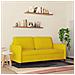 Lusso Casadino -  Divano A 2 Posti Giallo 140 Cm In Velluto - Foto miniatura 2