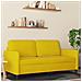 Lusso Casadino -  Divano A 2 Posti Giallo 140 Cm In Velluto - Foto miniatura 8