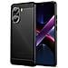 Custodia B-case Tpu Silicone Cover Case Per Poco X7 Pro Carbon Metal Black - Foto miniatura 1